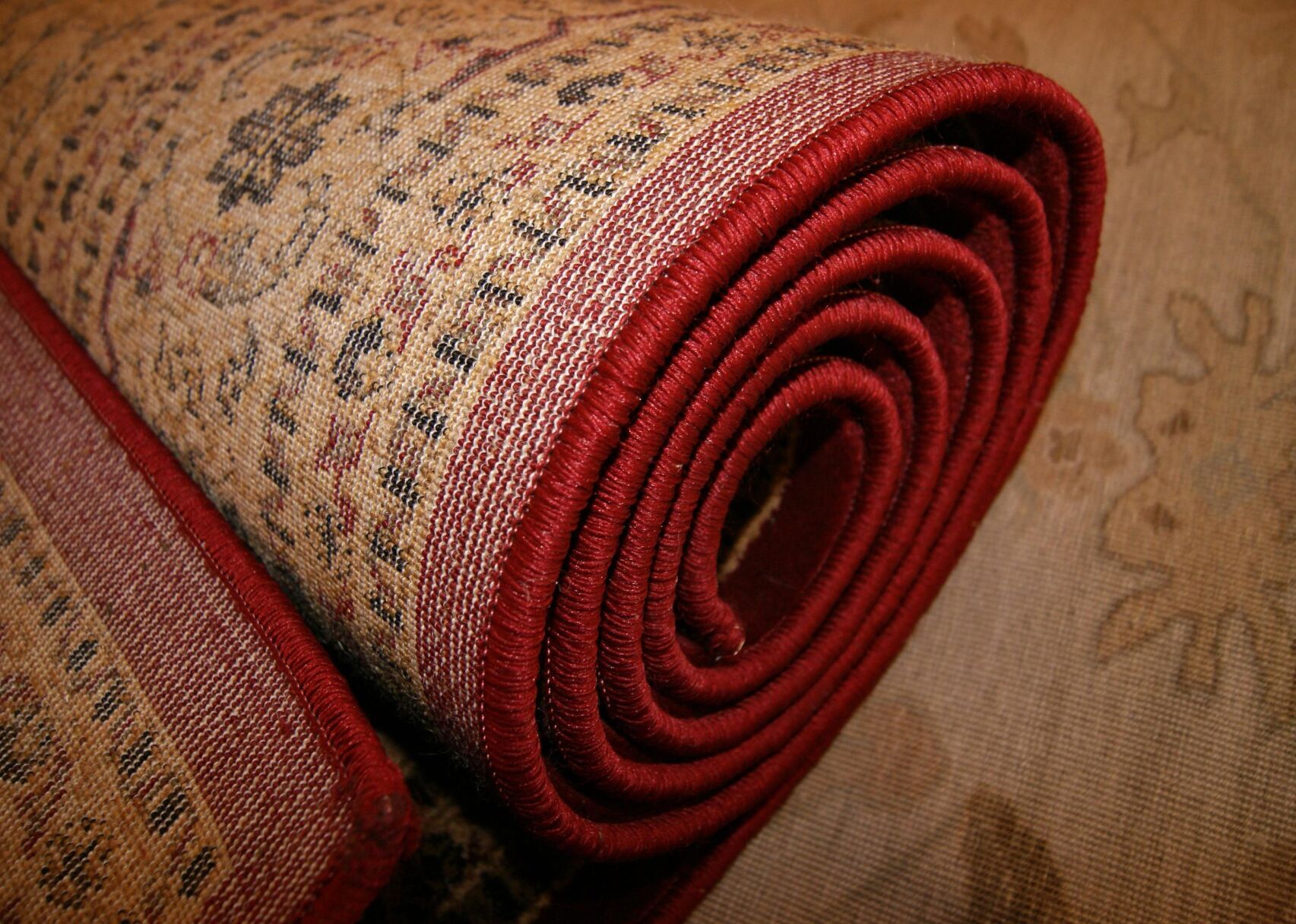 #20. Roll up large rugs